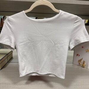 Babaton Classic White Crop Top from Aritzia